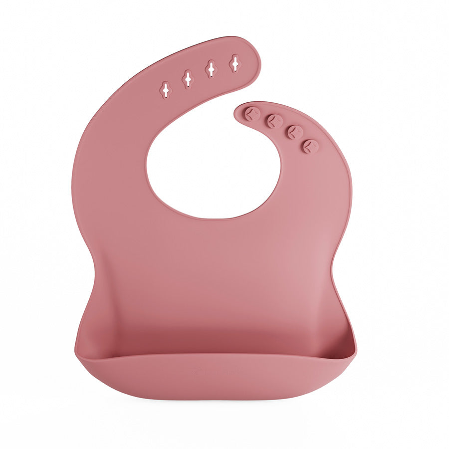 Silikónový riad pre deti 6-dielny Rose Pink