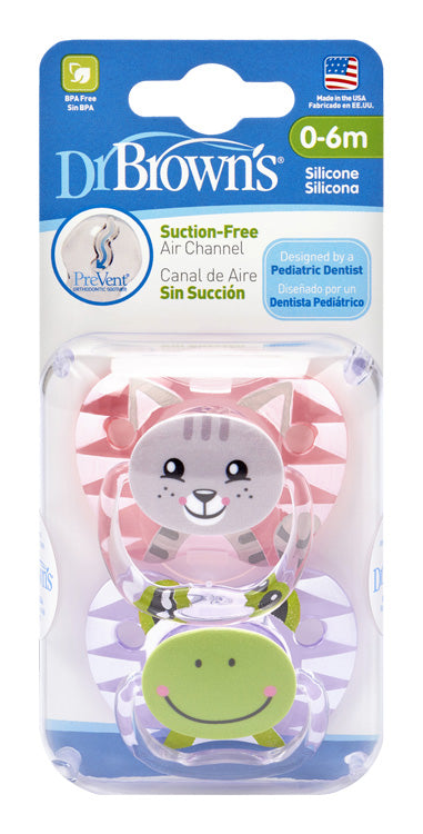 Cumlík PreVent 0-6m ružový 2ks