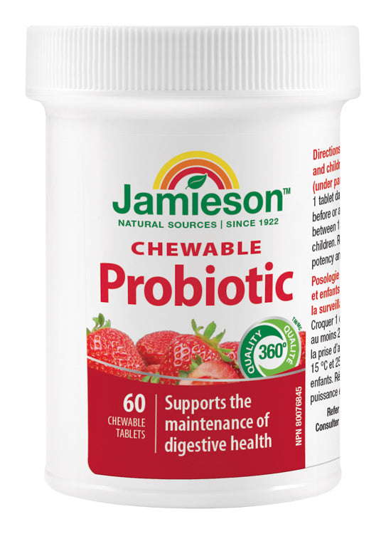 Probiotic tablety na cmúľanie s jahodovou príchuťou 60 tbl.