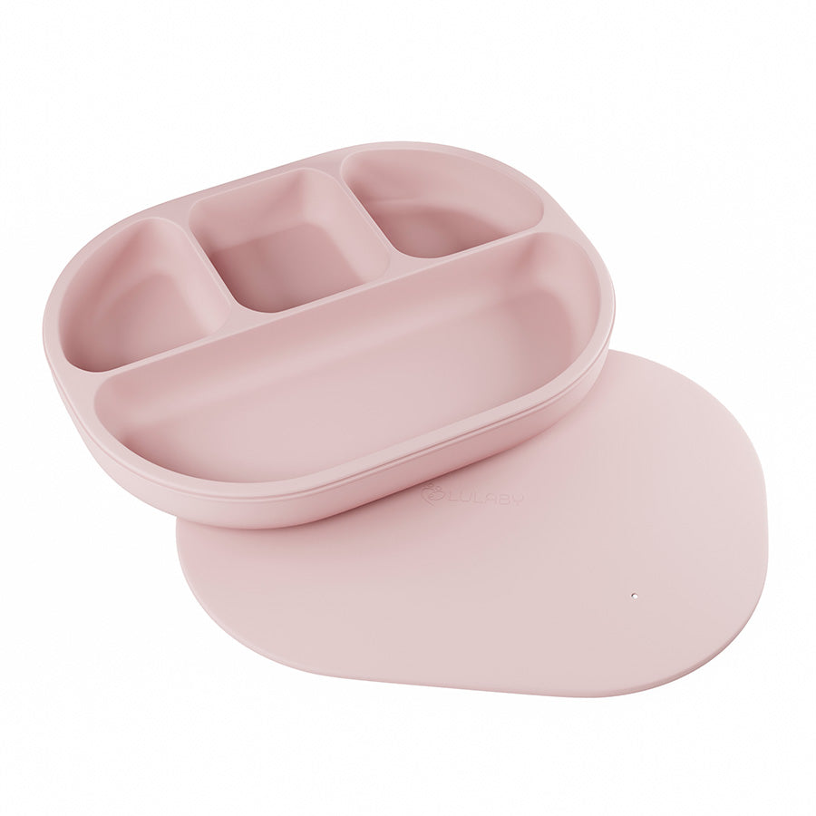 Silikónový tanier s prísavkou 4-dielny | 6 farieb