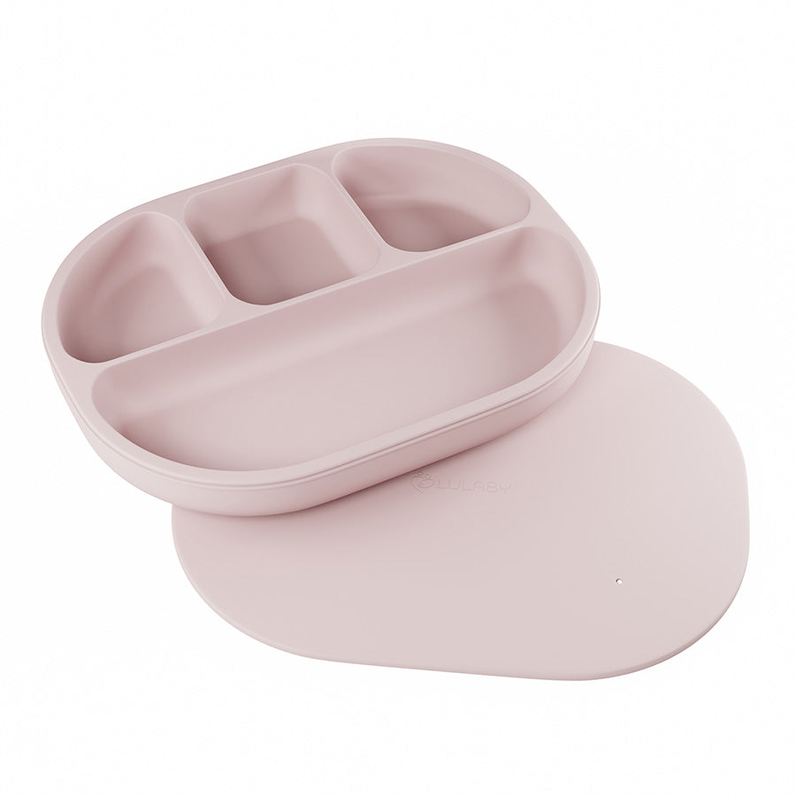 Silikónový tanier s prísavkou 4-dielny | 6 farieb