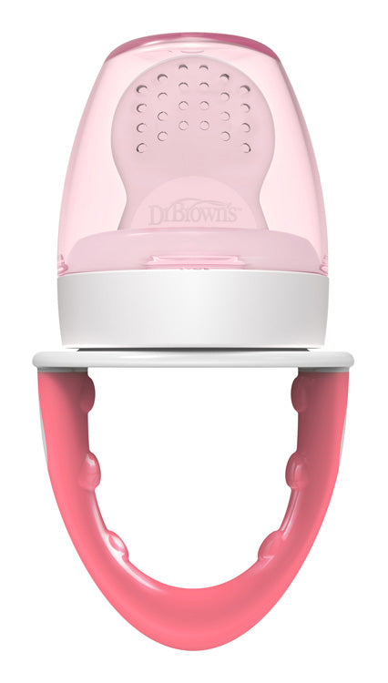 Cumeľ na kŕmenie FreshFirsts 4m+ ružový