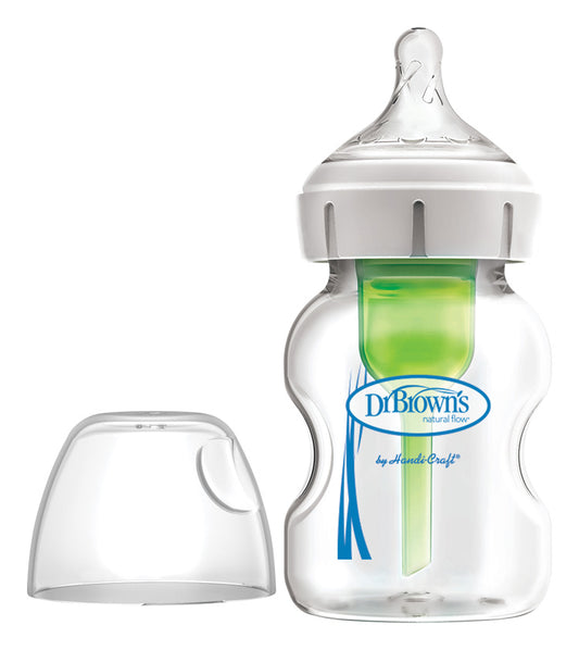 Fľaša antikolik Options+ široké hrdlo 150ml sklo