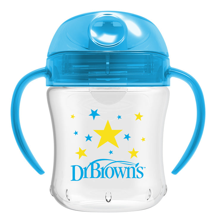 Hrnček s mäkkým náustkom 6m+ 180ml modrý