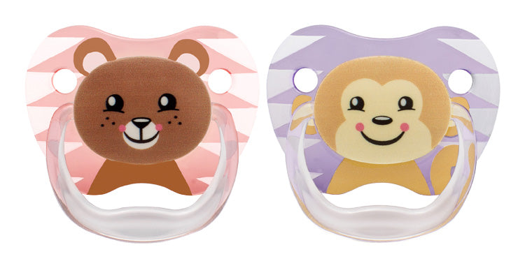 Cumlík PreVent 6-12m ružový 2ks