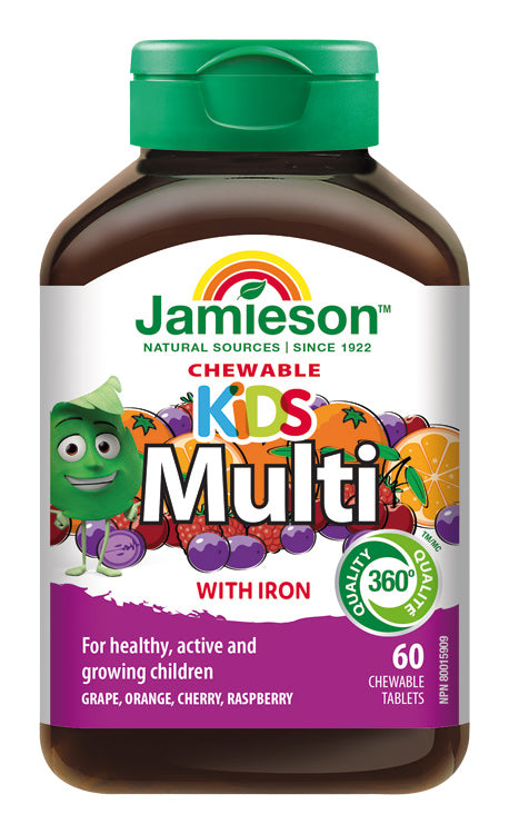 Multi Kids multivitamín tablety na cmúľanie pre deti 60 tbl.