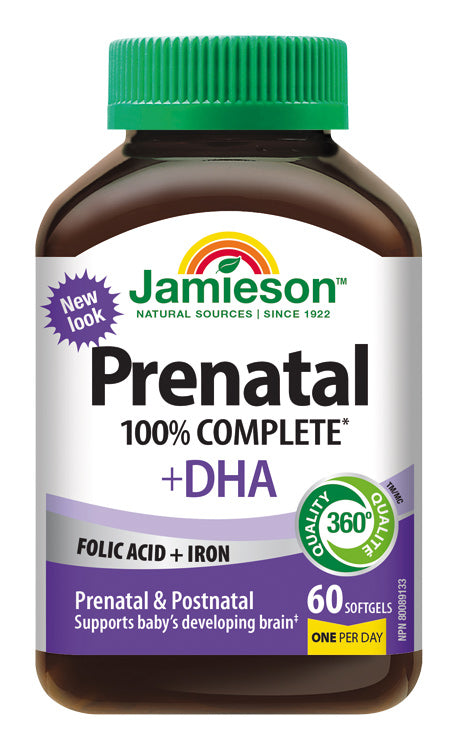 Prenatal Complete multivitamín s DHA a EPA 60 cps