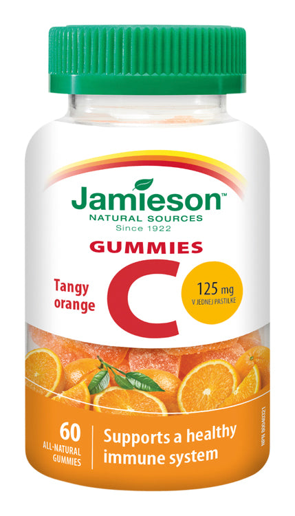 Vitamín C GUMMIES želatínové pastilky s príchuťou pomaranča 60 pas.
