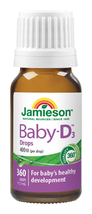 Baby-D™ Vitamín D3 400 IU kvapky 11,7 ml