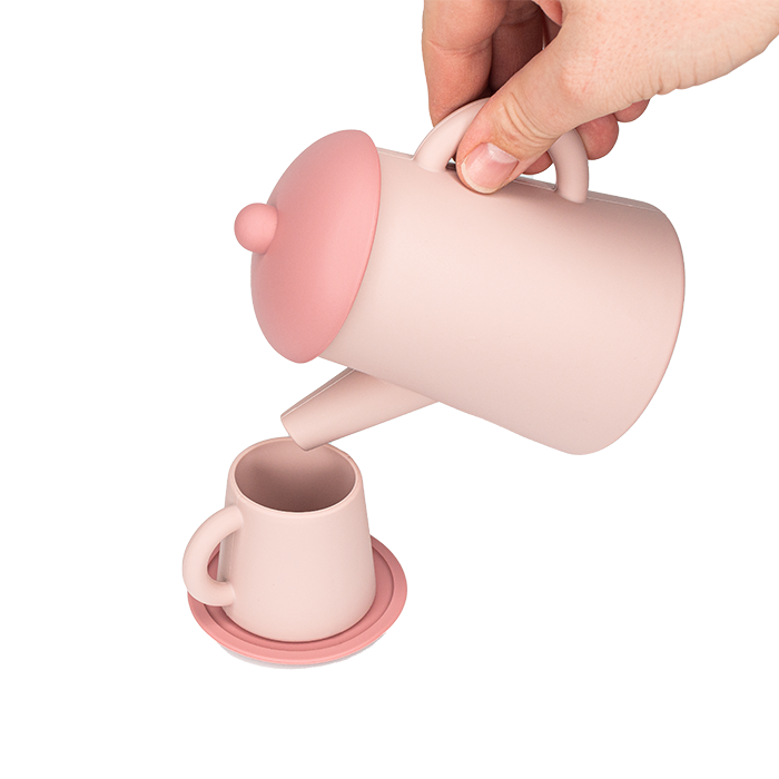 Silikónová hračka čajový set