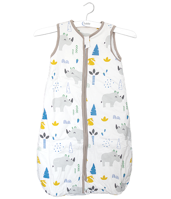 Celoročný detský spací vak Šedý forest 2,5 TOG